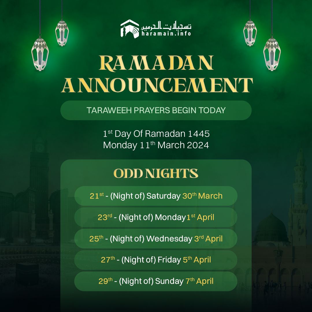 2024 Ramadan Commences with the Sighting of Crescent Moon in Saudi